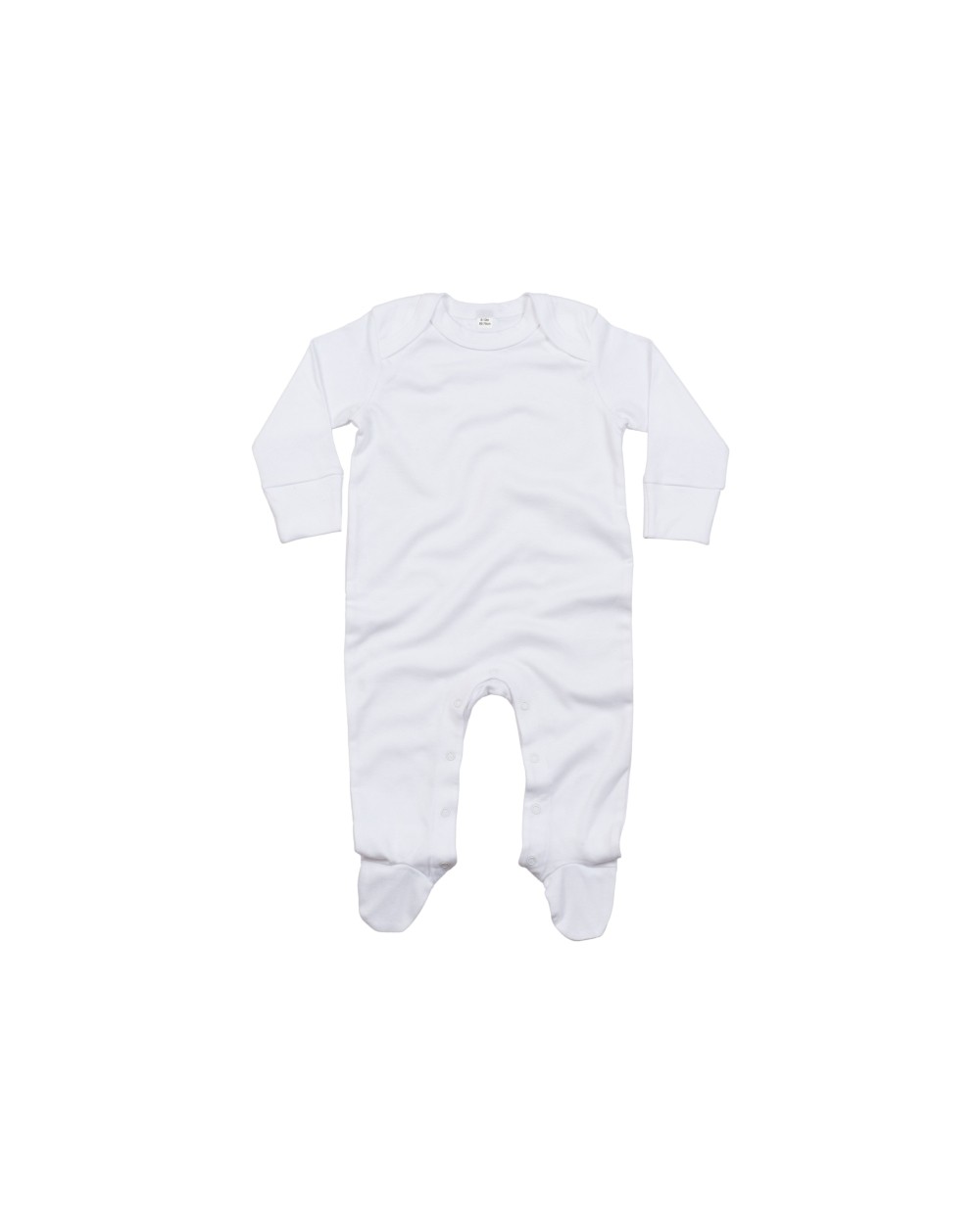 Baby artikelen BABYBUGZ BABY ENVELOPE SLEEPSUIT WITH SCRATCH MITTS voor bedrukking &amp; borduring