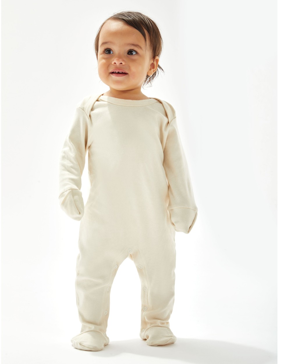 Articles bébés personnalisable BABYBUGZ BABY ENVELOPE SLEEPSUIT WITH SCRATCH MITTS