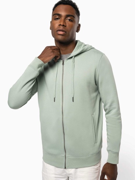 Sweat-shirts à personnaliser KARIBAN Sweat-shirt french terry écoresponsable zippé à capuche unisexe 