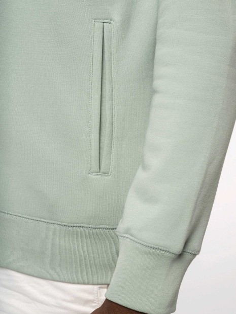 Sweat-shirts à personnaliser KARIBAN Sweat-shirt french terry écoresponsable zippé à capuche unisexe 