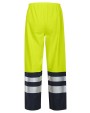 Pantalons personnalisable PROJOB 6504 PANTALON DE PLUIE - EN ISO 20471 CLASSE 2 EN 343 3/1