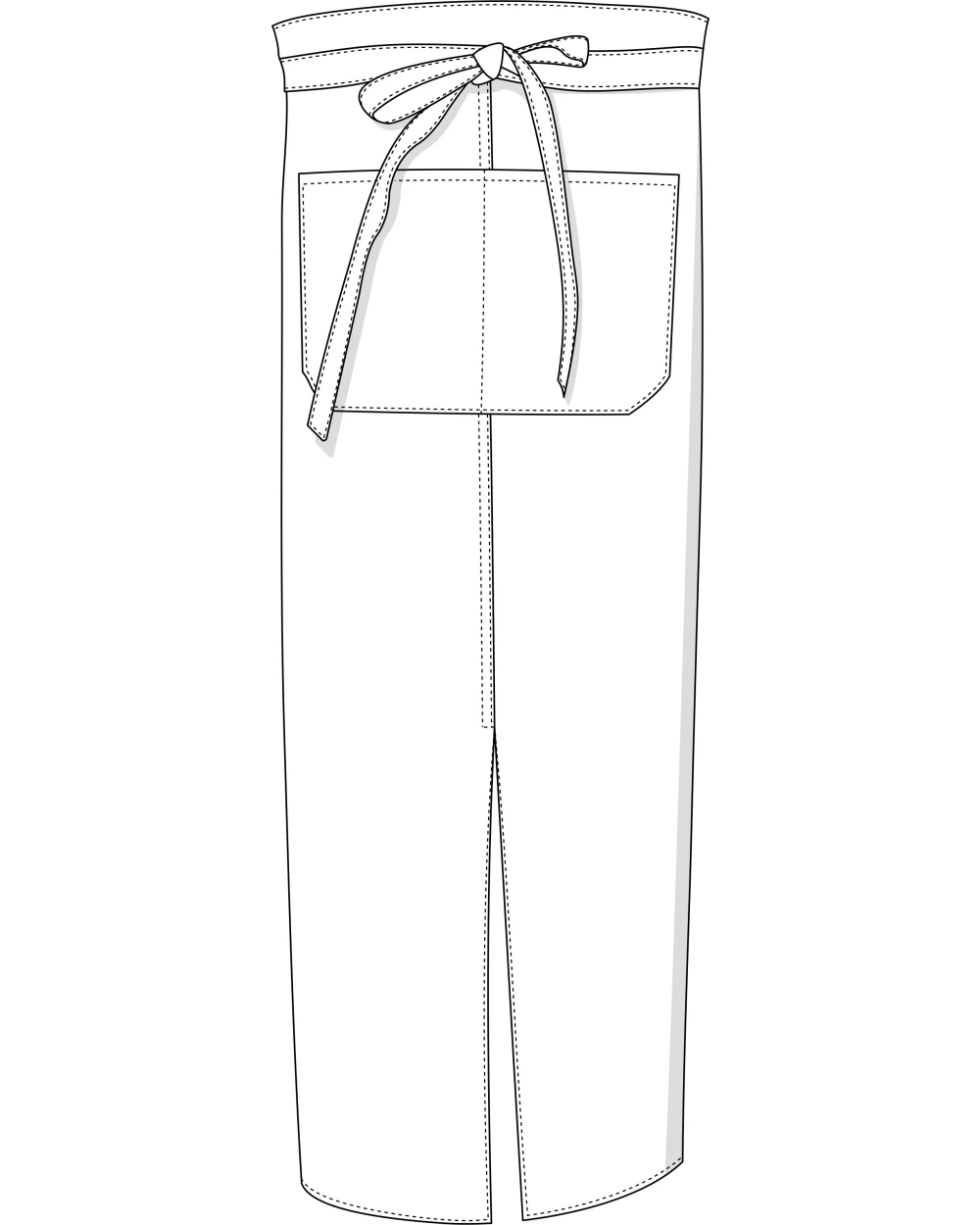 Schorten LINK KITCHENWEAR Bistro Apron with Split and Front Pocket voor bedrukking &amp; borduring