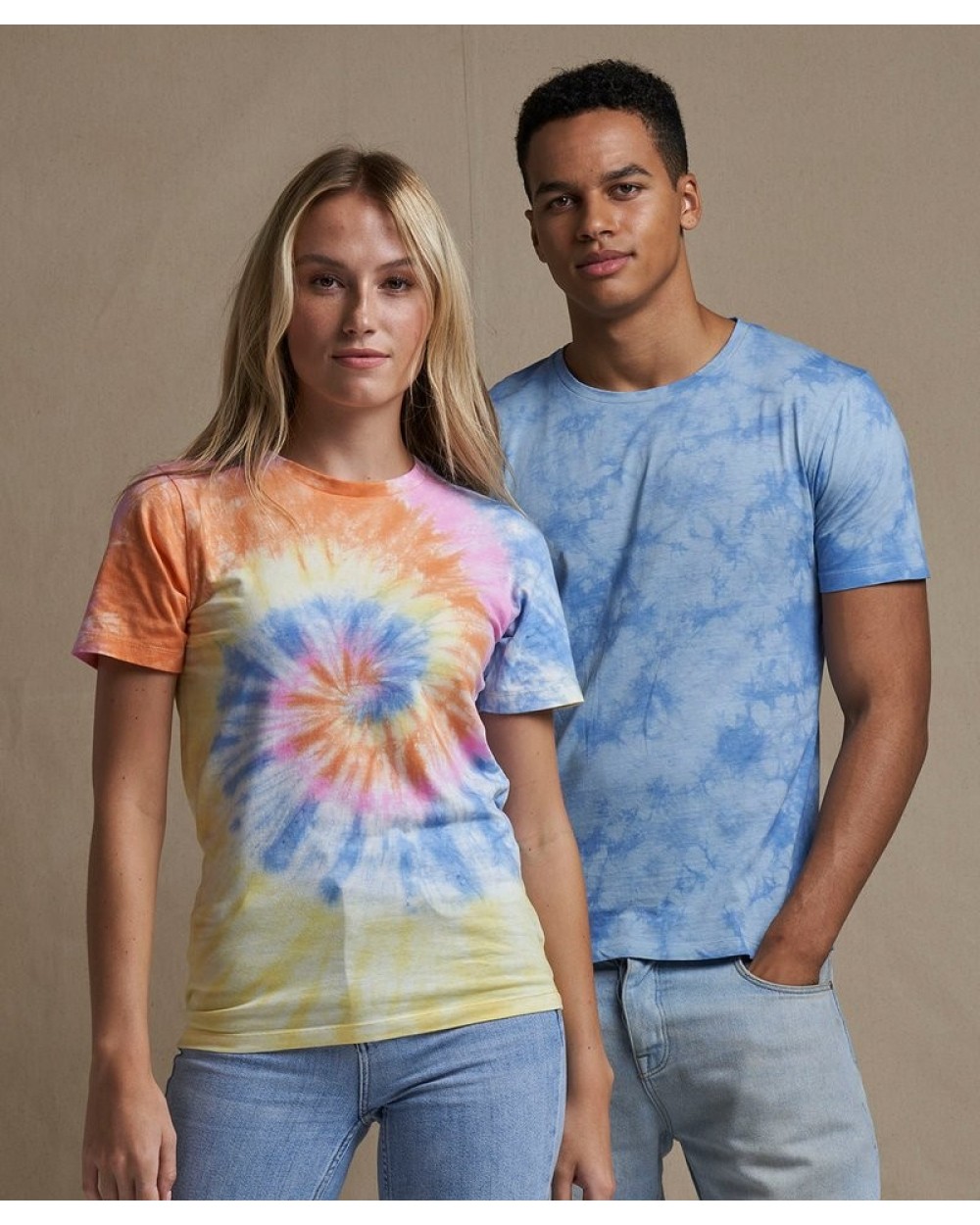 T-shirts AWDIS TIE-DYE T voor bedrukking &amp; borduring