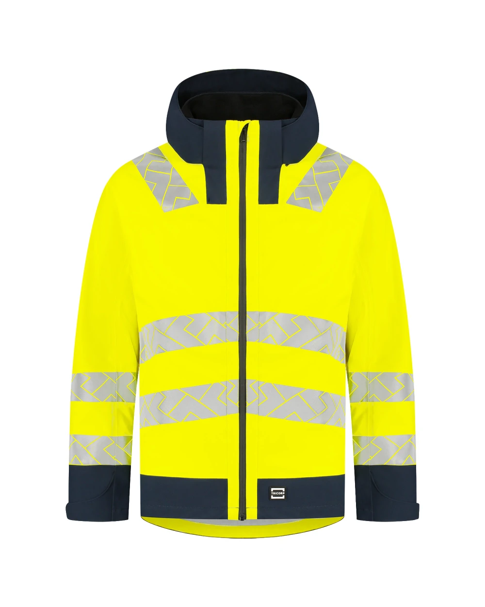 Vestes personnalisable TRICORP Imperméable en Techshell Haute Visibilité Redefined