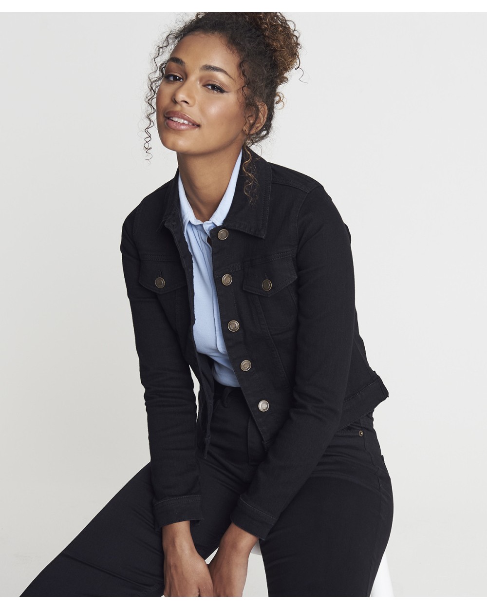 Vestes personnalisable AWDIS OLIVIA DENIM JACKET