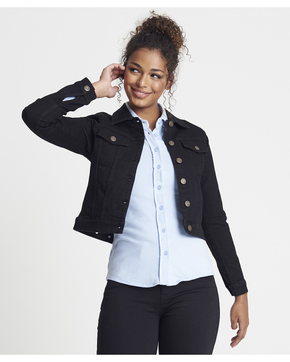 Jassen AWDIS OLIVIA DENIM JACKET voor bedrukking &amp; borduring