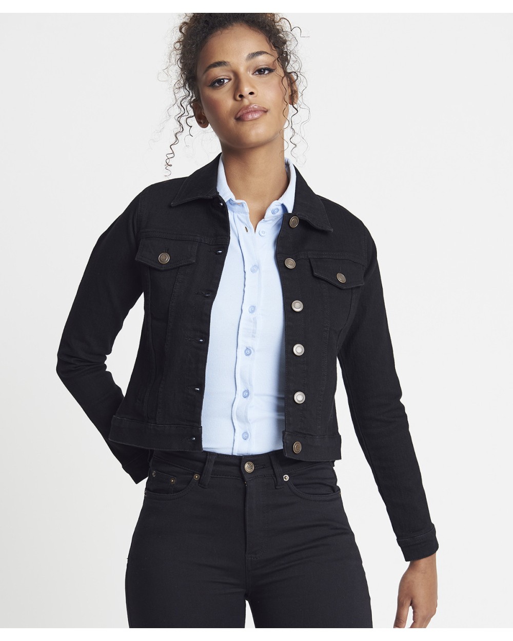 Jassen AWDIS OLIVIA DENIM JACKET voor bedrukking &amp; borduring
