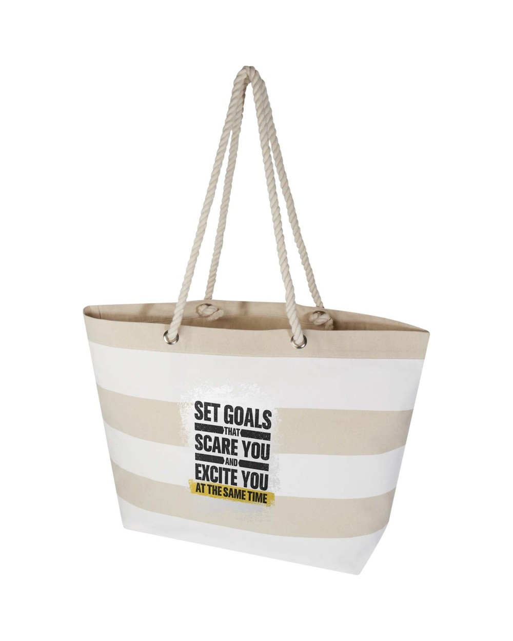 Tote bags personnalisable 4DO Tote bag de plage Florida recyclé GRS 270 g/m²