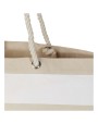 Tote bags 4DO Florida 270 g/m² GRS gerecyclede strandtas 18L voor bedrukking &amp; borduring