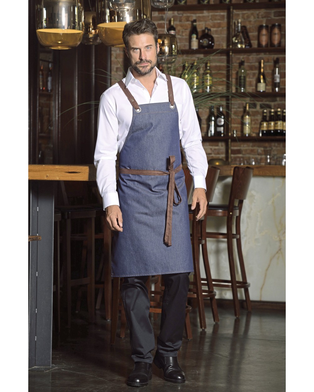 Tabliers personnalisable C.G. WORKWEAR Bib Apron Potenza X Jeans