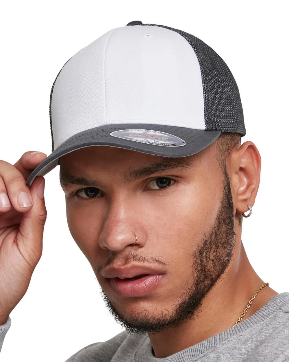 Petjes FLEXFIT Flexfit Mesh Colored Front voor bedrukking &amp; borduring