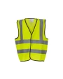 Fluo vestjes YOKO Veiligheidshesje voor kinderen met 2 Banden & Bretels voor bedrukking &amp; borduring
