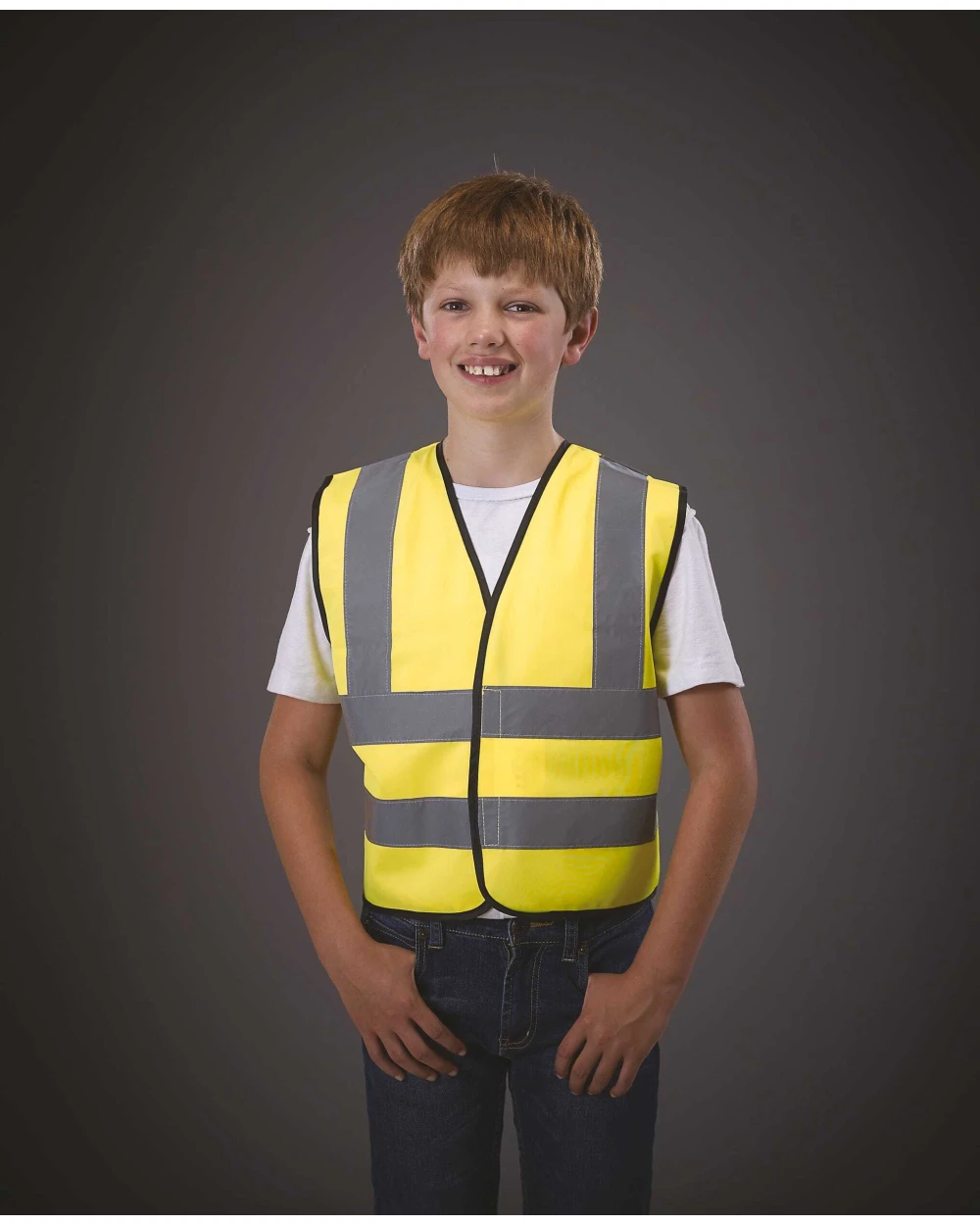 Gilets de sécurité personnalisable YOKO Gilet haute visibilité enfant