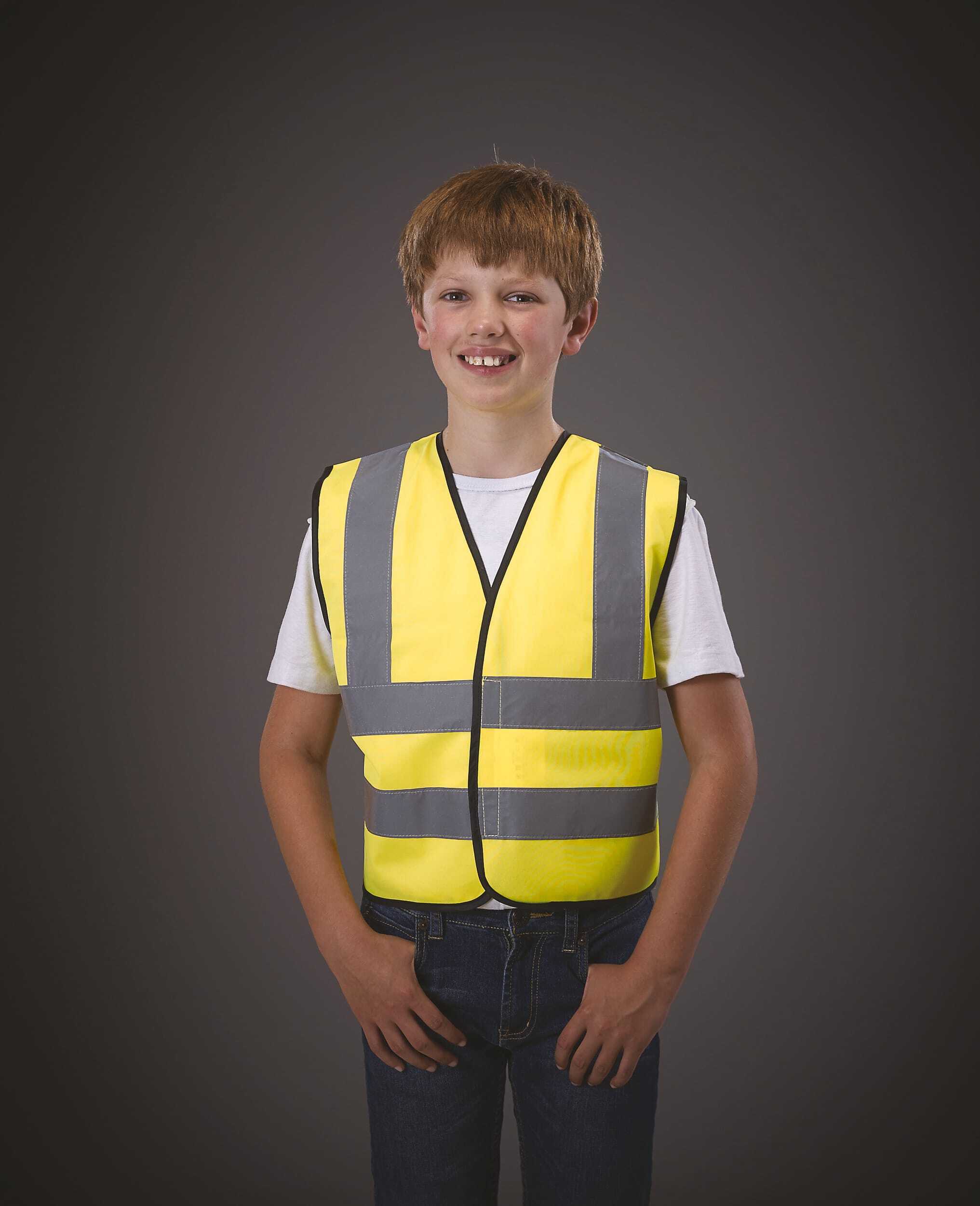 Gilets de sécurité personnalisable YOKO Gilet haute visibilité enfant