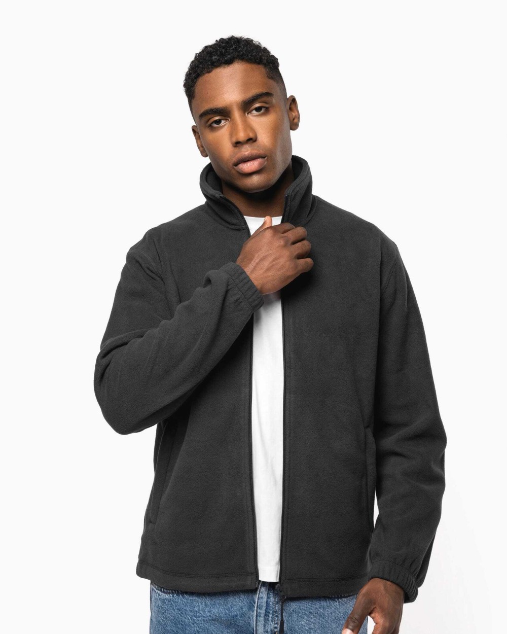 Vestes personnalisable KARIBAN Veste polaire ajustable à poignets élastiqués