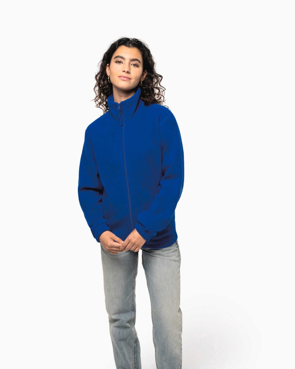 Vestes personnalisable KARIBAN Veste polaire ajustable à poignets élastiqués