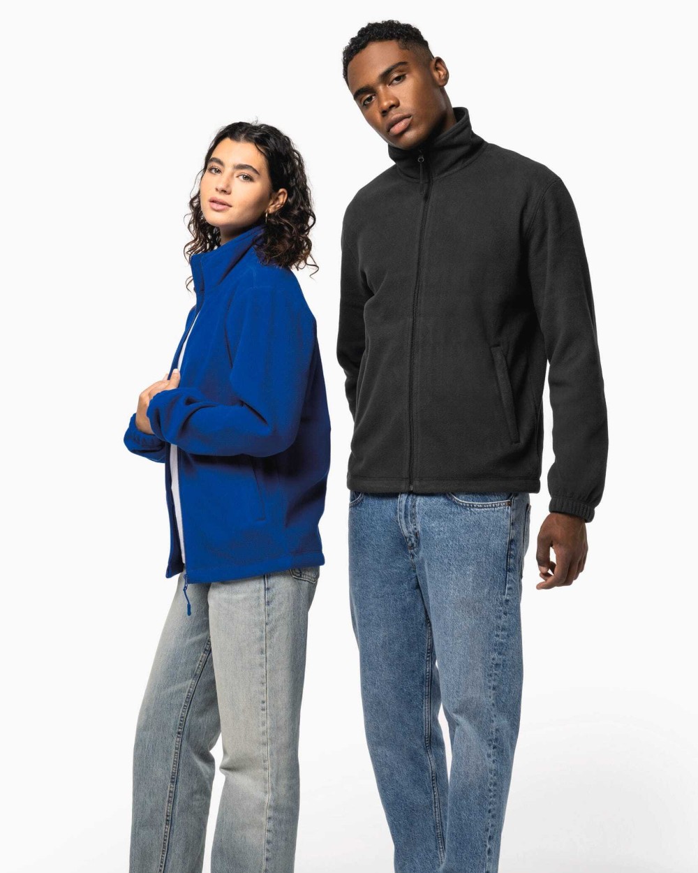 Vestes personnalisable KARIBAN Veste polaire ajustable à poignets élastiqués