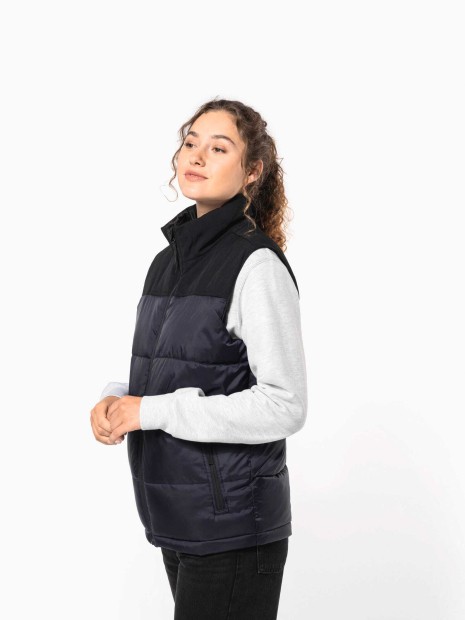 Vestes à personnaliser KARIBAN Bodywarmer matelassé bi-ton unisexe 