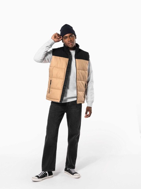 Vestes à personnaliser KARIBAN Bodywarmer matelassé bi-ton unisexe 