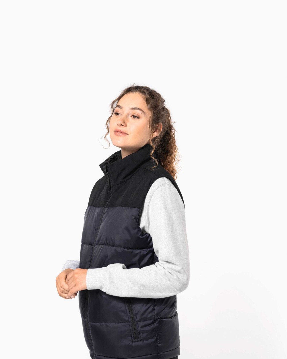 Vestes personnalisable KARIBAN Bodywarmer matelassé bi-ton unisexe