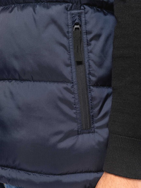 Vestes à personnaliser KARIBAN Bodywarmer matelassé bi-ton unisexe 