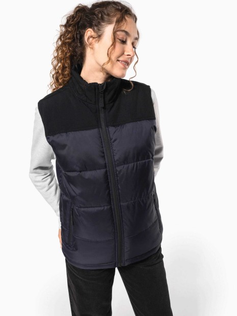 Vestes à personnaliser KARIBAN Bodywarmer matelassé bi-ton unisexe 