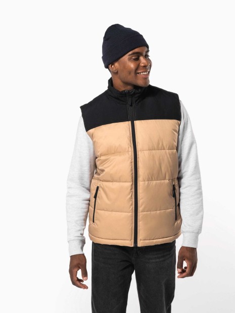 Vestes à personnaliser KARIBAN Bodywarmer matelassé bi-ton unisexe 