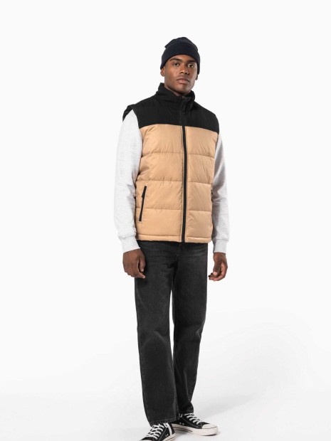 Vestes à personnaliser KARIBAN Bodywarmer matelassé bi-ton unisexe 