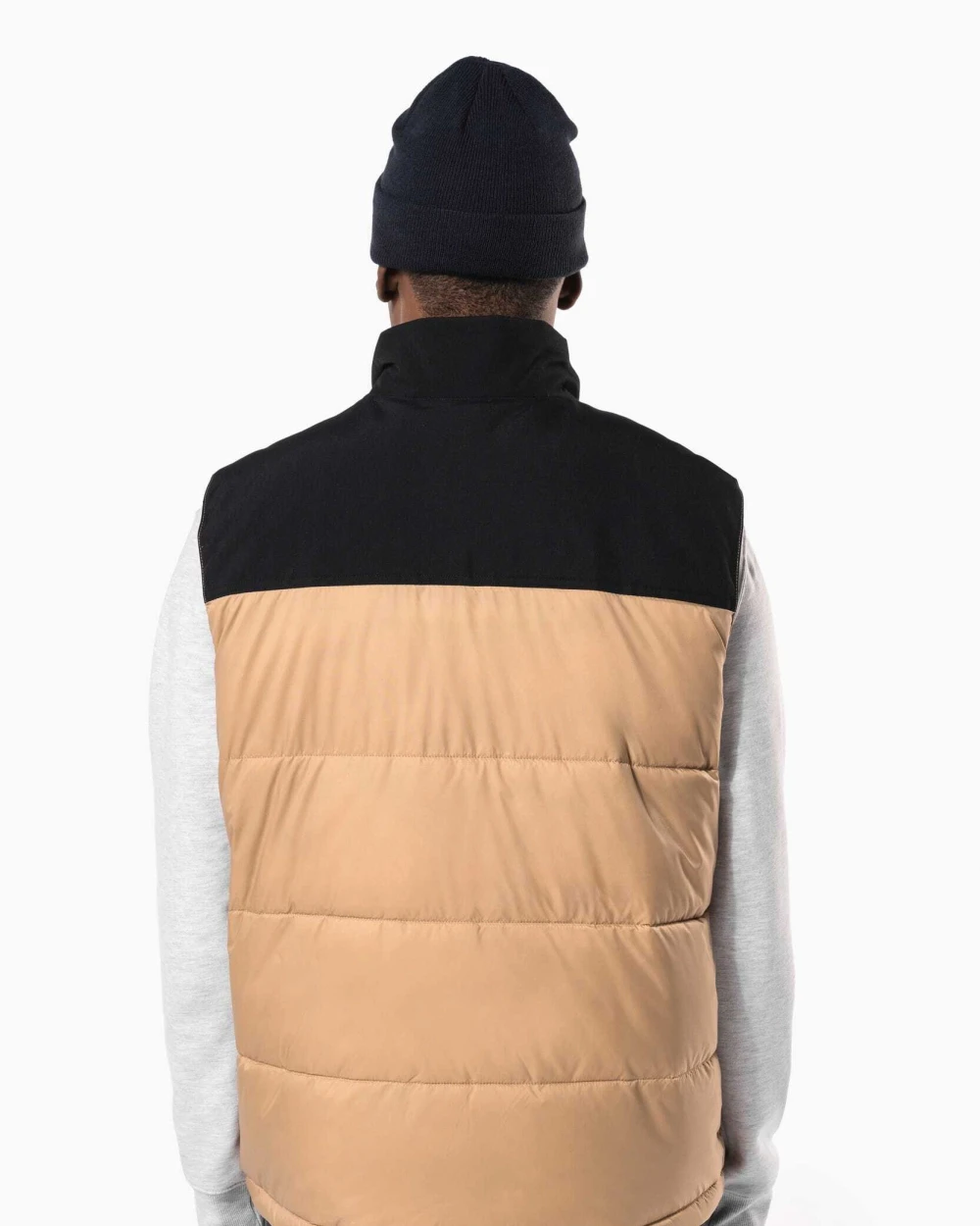 Jassen KARIBAN Tweekleurige gewatteerde bodywarmer uniseks voor bedrukking &amp; borduring
