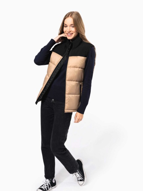 Vestes à personnaliser KARIBAN Bodywarmer matelassé bi-ton unisexe 
