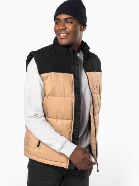 Vestes à personnaliser KARIBAN Bodywarmer matelassé bi-ton unisexe 