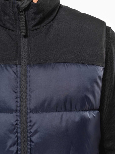 Vestes à personnaliser KARIBAN Bodywarmer matelassé bi-ton unisexe 