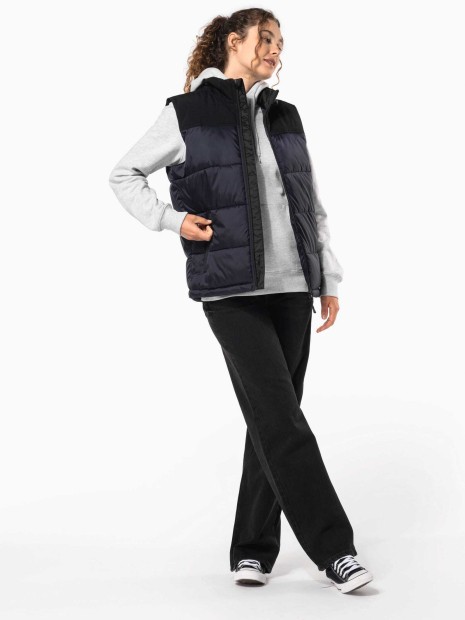 Vestes à personnaliser KARIBAN Bodywarmer matelassé bi-ton unisexe 