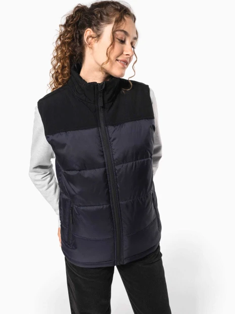 Vestes à personnaliser KARIBAN Bodywarmer matelassé bi-ton unisexe 