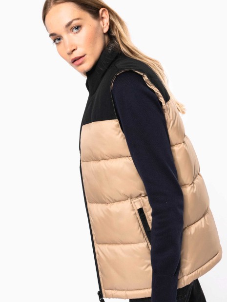 Vestes à personnaliser KARIBAN Bodywarmer matelassé bi-ton unisexe 