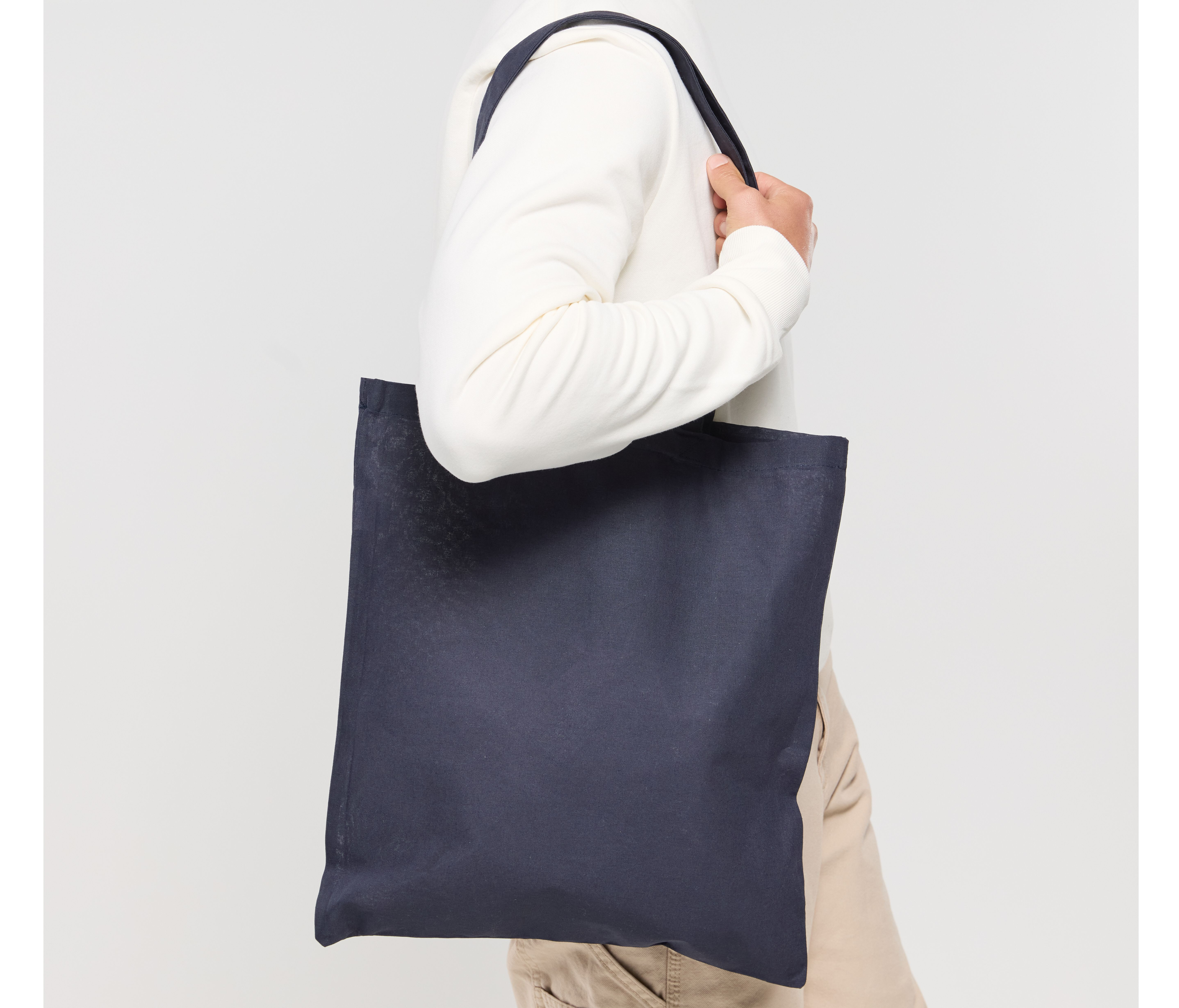 Tassen & Zakken NEWGEN LARGE HANDLE BASIC SHOPPER voor bedrukking &amp; borduring