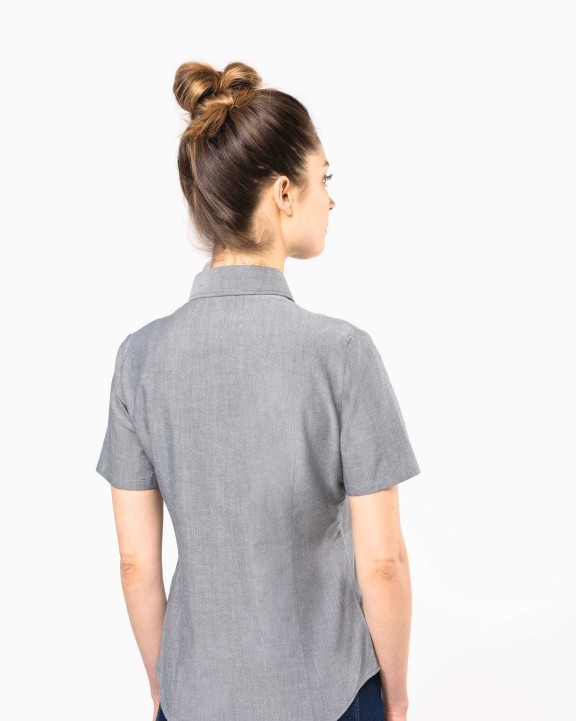 Chemises personnalisable KARIBAN Chemise Oxford manches courtes femme