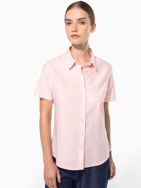 Chemises à personnaliser KARIBAN Chemise Oxford manches courtes femme 