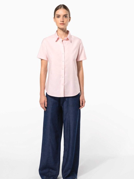 Chemises à personnaliser KARIBAN Chemise Oxford manches courtes femme 