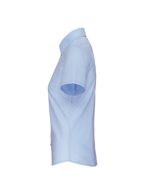 KARIBAN Chemise Oxford manches courtes femme /api/colors/47da2a7d-af26-4e06-98f3-390f4bc89c64 personnalisable