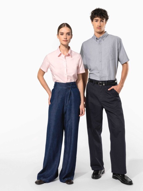 Chemises à personnaliser KARIBAN Chemise Oxford manches courtes femme 