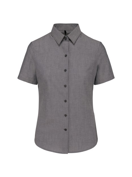 KARIBAN Chemise Oxford manches courtes femme /api/colors/071491ec-56e1-4254-acb0-9a5fc3500fce personnalisable