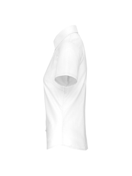 KARIBAN Chemise Oxford manches courtes femme /api/colors/7a92cd2d-10d2-40b4-928b-296bb7487506 personnalisable