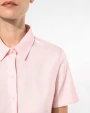 Hemden KARIBAN Dames Oxford blouse korte mouwen voor bedrukking &amp; borduring