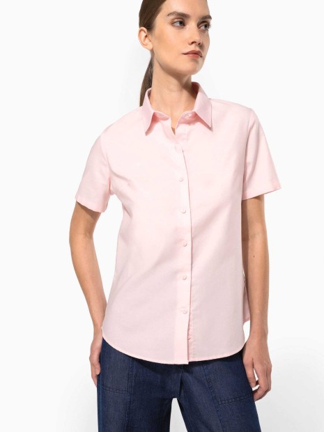 Chemises à personnaliser KARIBAN Chemise Oxford manches courtes femme 