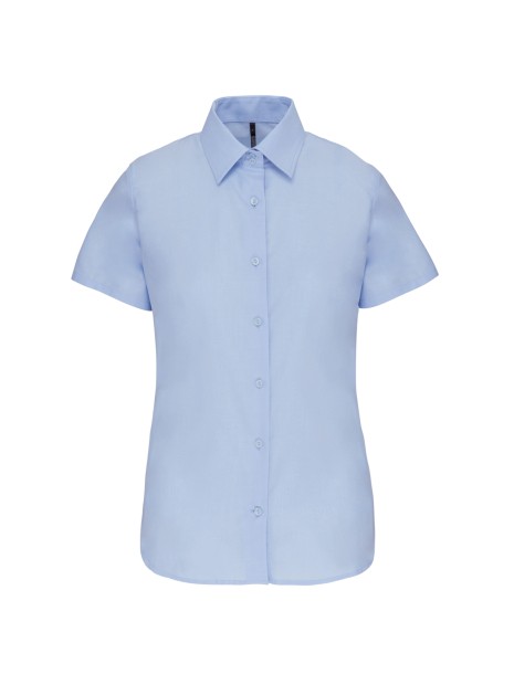 KARIBAN Chemise Oxford manches courtes femme /api/colors/47da2a7d-af26-4e06-98f3-390f4bc89c64 personnalisable