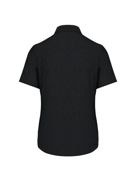 KARIBAN Chemise Oxford manches courtes femme /api/colors/b9fdad4a-5e94-45cb-8c03-c08b349b28c3 personnalisable