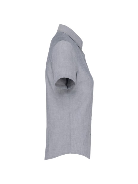 KARIBAN Chemise Oxford manches courtes femme /api/colors/703a456d-6b9d-47ec-bde3-ed4c0de8ed82 personnalisable