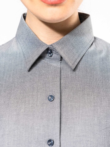 Chemises à personnaliser KARIBAN Chemise Oxford manches courtes femme 