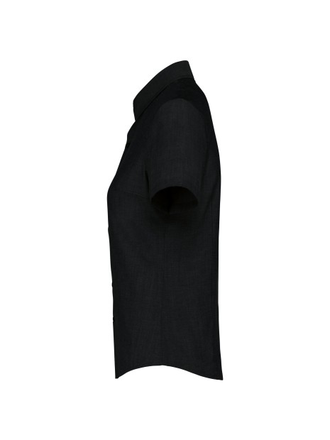 KARIBAN Chemise Oxford manches courtes femme /api/colors/b9fdad4a-5e94-45cb-8c03-c08b349b28c3 personnalisable